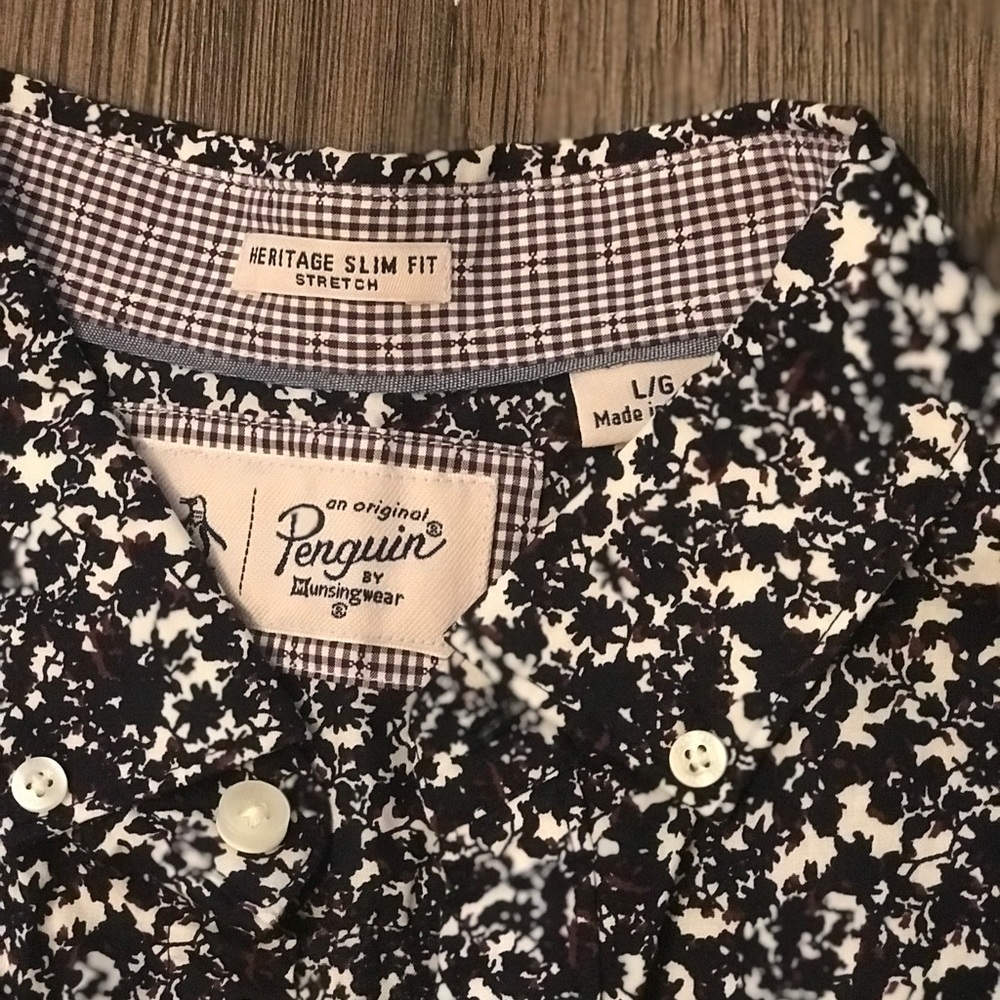 Original Penguin Floral Casual Dress shirt